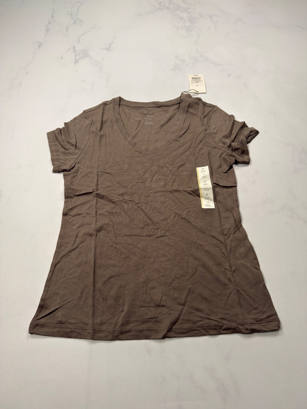 A New Day V Neck T Shirt Taupe Basic Everyday Lot of 3 - Womens S NWT